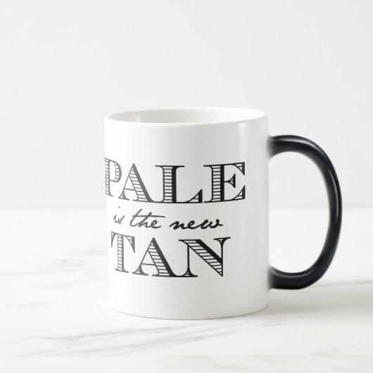 Bleek is de New Tan Magische Mok (Rechts)