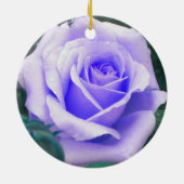 Bleek Lavendel Roos Ornament (Achterkant)