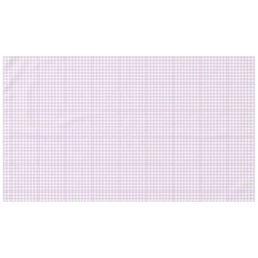 Bleek Lavender Modern Gingham Rustic Tafelkleed (Voorkant (Horizontaal))