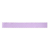 Bleek lavender Polka Dot Satijnen Lint (Voorkant)