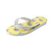 Bleek Lemon Baby Elephant Parade Kinder Teenslippers (Schuin)