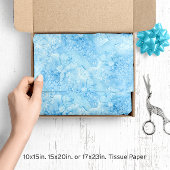 Bleek Lichtblauw 🌊 Waterverf Strandvibe Tissuepapier