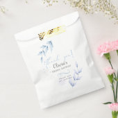 Bleek Lila Vrijgezellenfeest met blauw afval Bedankzakje (Gezegeld)