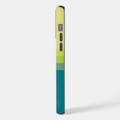  Bleek Limoen Geel Groen Kleurenblok iPhone Hoesje (Linkerkant)