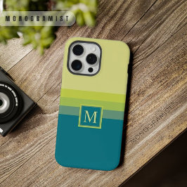 Bleek Limoen Geel Groen Kleurenblok iPhone 15 Pro Max Case
