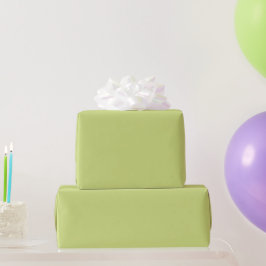 Bleek limoengroene lente- en zomermodekleur cadeaupapier