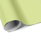 Bleek limoengroene lente- en zomermodekleur cadeaupapier (Rol Hoek)