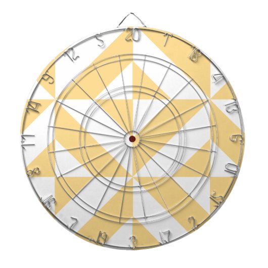 Bleek meloensisch decoderpatroon dartbord (Voorkant)