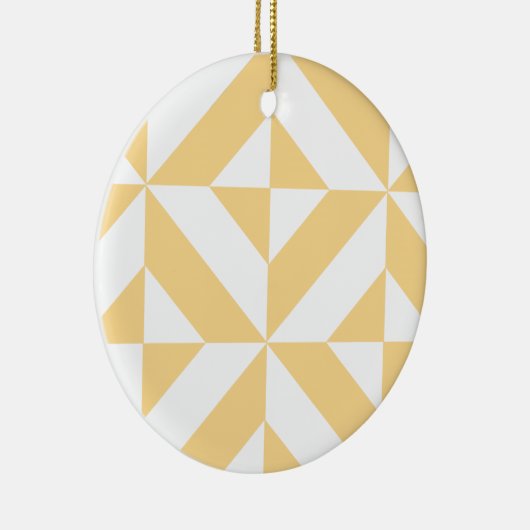 Bleek meloensisch decoderpatroon keramisch ornament (Rechts)