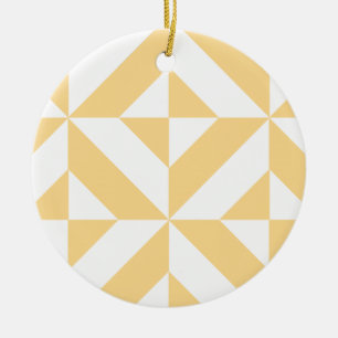 Bleek meloensisch decoderpatroon keramisch ornament