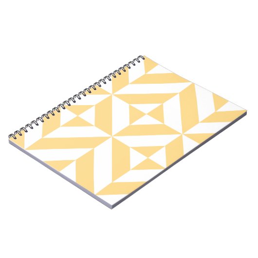 Bleek meloensisch decoderpatroon notitieboek (Linkerzijde)