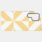 Bleek meloensisch decoderpatroon samsung galaxy hoesje (Achterkant horizontaal)