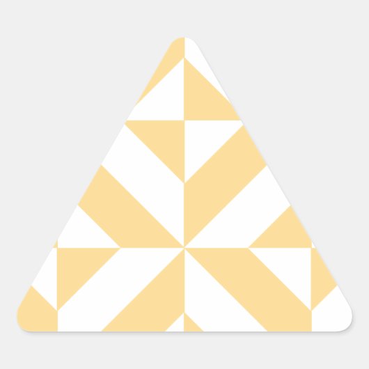 Bleek meloensisch decoderpatroon sticker (Voorkant)