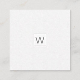 Bleek Mestculine Modern ALL TRADES Professional Vierkante Visitekaartje