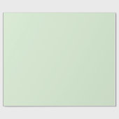 Bleek Milky Jade Green Cadeaupapier (Vlak)