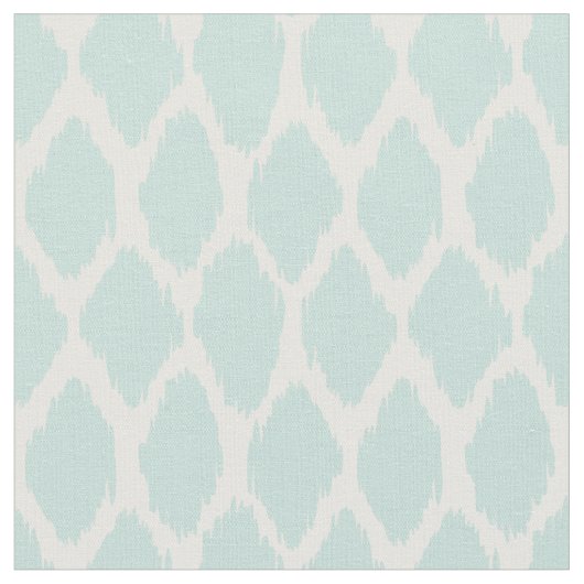 Bleek Mint Green Ogee Pattern Stof (Close Up)
