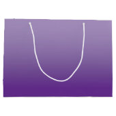 Bleek naar Royal Paarse Ombre Groot Cadeauzakje (Achterkant)