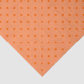 Bleek Oranje Met Oranje Stippen Tissuepapier (Detail)