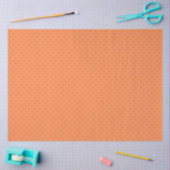 Bleek Oranje Met Oranje Stippen Tissuepapier (Craft)