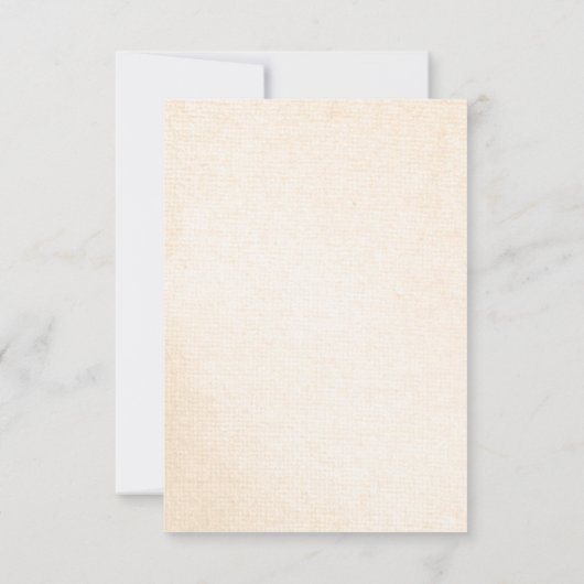 Bleek Oranje najaar van de zomer RSVP Kaartje (Achterkant)