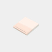 Bleek Oranje Waterverf Abstract Post-it® Notes (Schuin)