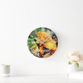 Bleek Oranje wilde paddenstoelen gepersonaliseerd Ronde Klok (Huis)