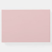  Bleek Paars en roze rozenhuwelijk Gastenboek (Achterkant)