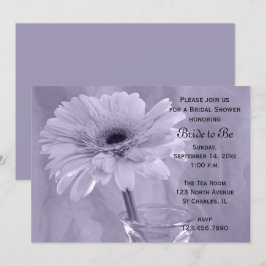 Bleek Paars gekleurd Vrijgezellenfeest Kaart