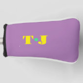 Bleek Paars Golfheadcover (Voorkant)