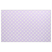 Bleek paars mandala op wit stof (Yard (91,4 cm))