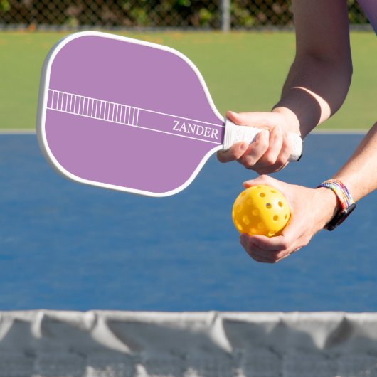 Bleek Paars persoonlijk Pickleball Paddle (Insitu)