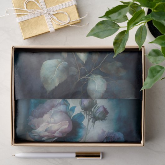 Bleek Paars Roos Tissuepapier (Geschenk)