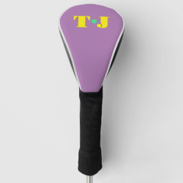 Bleek Paarse Monogram Golfheadcover