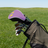 Bleek Paarse Monogram Golfheadcover (Insitu)