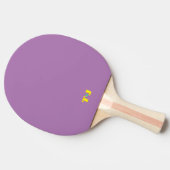 Bleek Paarse Monogram Tafeltennisbatje (Zijkant)