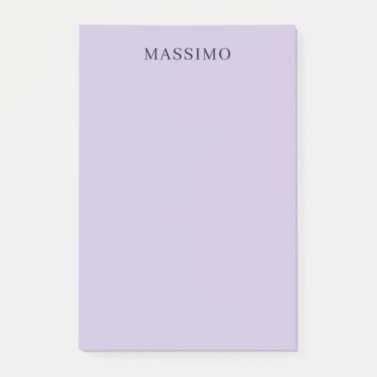 Bleek Paarse Professionele Unieke Klassieke Eigen Post-it® Notes (Voorkant)