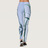 Bleek pasta Green Grass Reeds Sky Leggings (Achterkant)