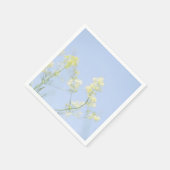 Bleek pastel Blue Sky Wild Flowers Meadow Servet (Hoek)