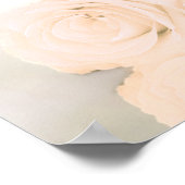 Bleek Peach Roos 6 Table Wedding Seating Chart Poster (Hoek)