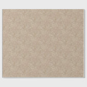 Bleek Peachy Beige Cement Sidewalk Cadeaupapier (Vlak)