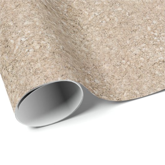 Bleek Peachy Beige Cement Sidewalk Cadeaupapier (Rol Hoek)
