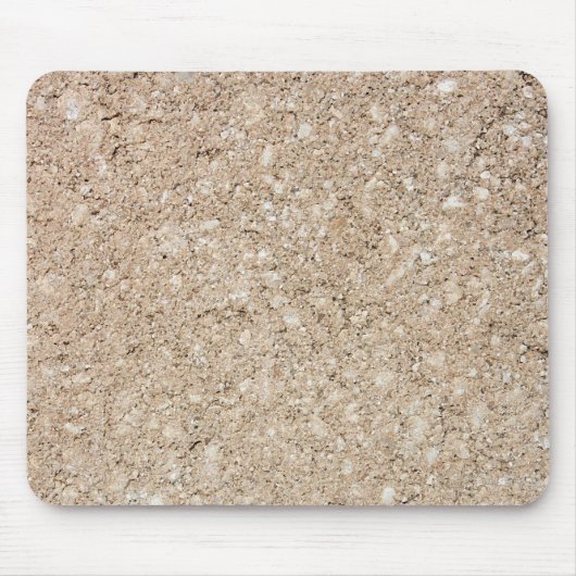 Bleek Peachy Beige Cement Sidewalk Muismat (Voorkant)