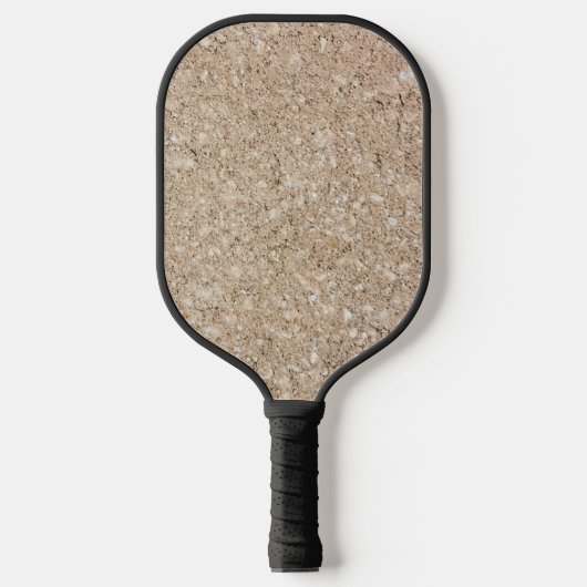 Bleek Peachy Beige Cement Sidewalk Pickleball Paddle (Voorkant)