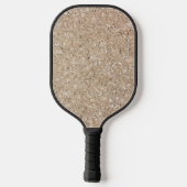 Bleek Peachy Beige Cement Sidewalk Pickleball Paddle (Achterkant)