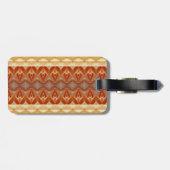 Bleek Peachy Ikat 9 Bagagelabel (Achterkant horizontaal)