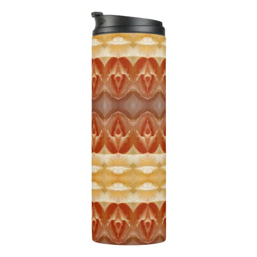 Bleek Peachy Ikat 9 Thermosbeker (Geroteerd rechts)