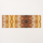 Bleek Peachy Ikat Pouf Yogamat (Achterkant (horizontaal))