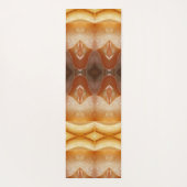 Bleek Peachy Ikat Pouf Yogamat (Achterkant)