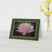 BLEEK-PINKWATER LILY/BLANK INSIDE KAART (Gele Bloem)