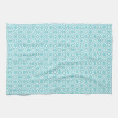 Bleek Robijns Ei Blauw & Witte Bloem Lattice Theedoek (Horizontaal)